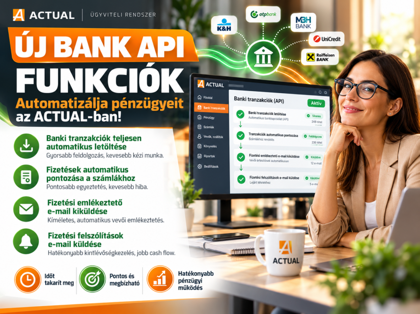 ACTUAL Banki API Funkciók